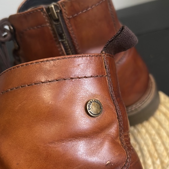 Base London Men Leather Chelsea Combat Boot Size 42 - Picture 6 of 15